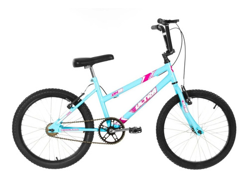 Bicicleta Aro 20 Ultra Bikes Feminina Azul/rosa