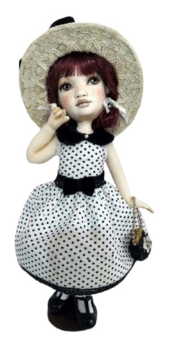 Muñeca De Porcelana Fria Artesanal Regalo Ideal