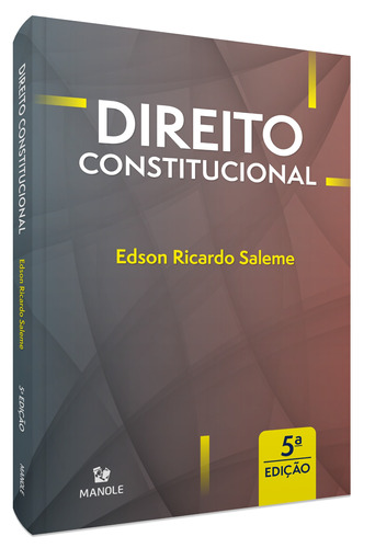 Direito Constitucional, de Saleme, Edson Ricardo. Editora Manole LTDA, capa mole em português, 2022