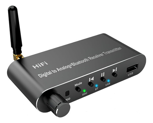 Receptor/tranmsior Bluetooth 5.1 Hifi Audio Estéreo 