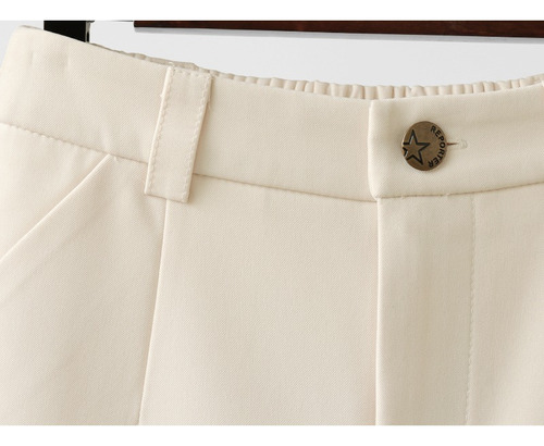 Pantalones Cortos Versátiles Elásticos De Cintura Alta Para