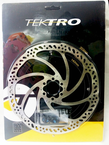 Imagen 1 de 3 de Rotor/disco Freno P/bici Tektro 203-19  6 Tornillos