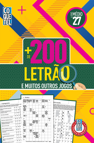 Livro Livro Coquetel Mais 200 Letrão Nível Médio Ed 27