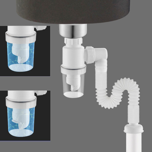Tubo De Desagüe Universal Para Fregadero Expandible 32 Mm