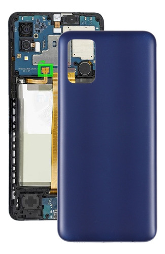 Tapa Trasera De Batería Azul Para Samsung Galaxy A03s Sm-a03