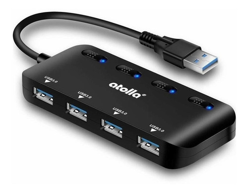 Usb 3.0 Hub Splitter - Extender Usb 4 Port Usb Ultra Slim