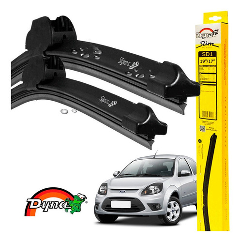 Par Limpador Parabrisa Original Ford Ka 2010 A 2013 Dyna