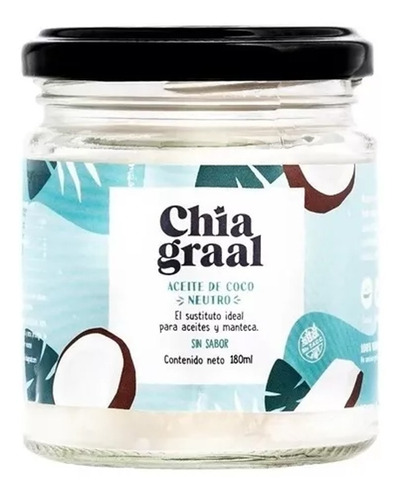 Aceite Coco Chia Graal Sabor Neutro X180ml