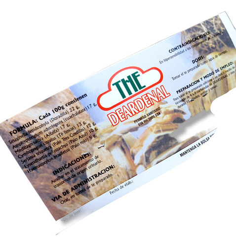Té Doradilla Cuachalalate Palo Azul Rojo 200gr Rompe Piedra