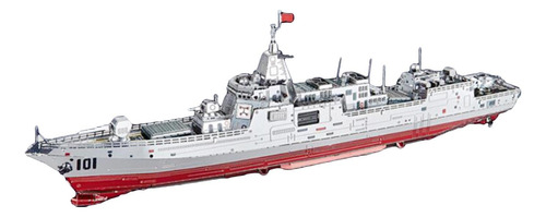 Portaaviones De Metal Puzzle 1/1000 Modelo De Barco 055