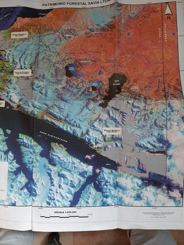 Mapa De Punta Arenas 55x54 Plano ( Lanús)