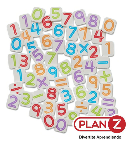 Juego Para Niños Numeros Magneticos X60 Pzs - Toystomy