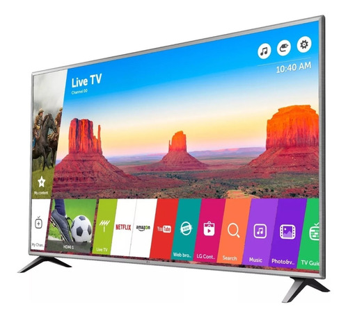 Smart Tv Led LG 75 Uk6570 Uhd 4k Active Hdr Dts Virtual X