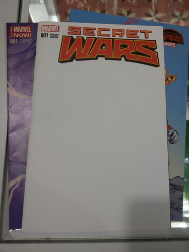 Comic Secret Wars 1 Portada Variante White Cover Ingles