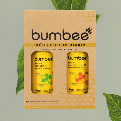 Duo Cuidado Diario Shampoo + Acondicionador Bumbee Propóleo