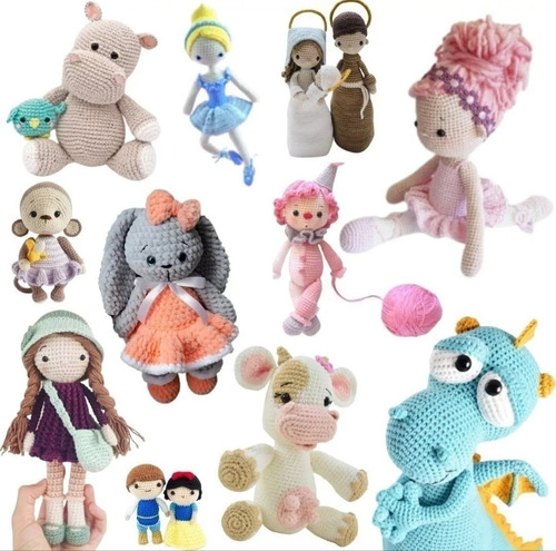 Amigurumi Crochê +4.800 Receitas Em Pdf 2022 Frete Grátis