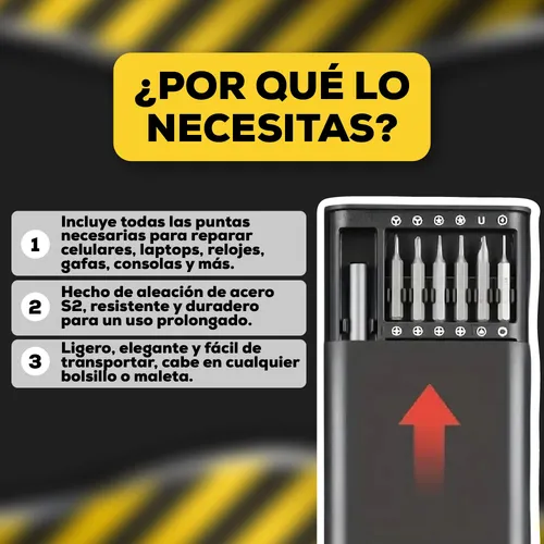 Destornillador Precision Destornilladores Kit Desarmadores