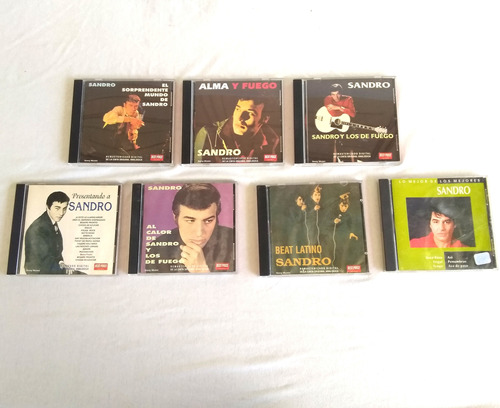 Sandro Album Cd Pack 7 Discos Originales Remasterizado