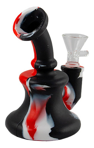 Mini Bong Silicona Camapanilla 14cm Con Quemador - Zigzaboo