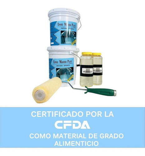 Imagen 9 de 10 de Pintura Para Alberca 10 Kgs Para 50 M2