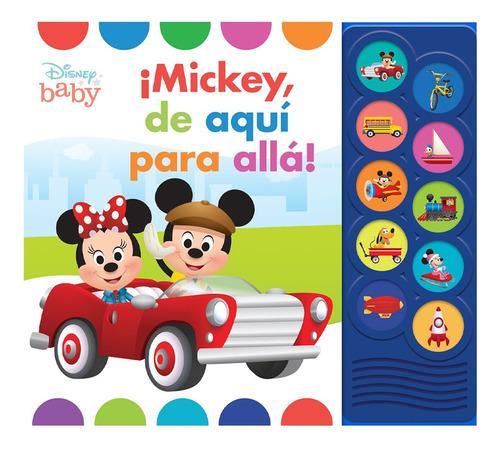 Disney Baby ¡mickey De Aquí Para Allá! - Libro De Escuchar Y
