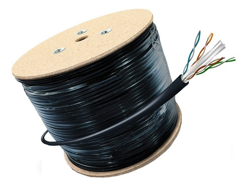 Cable Utp Cat5e Exterior 100m Stc-cat5ext-100