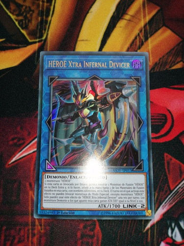 Héroe Xtra Infernal Devicer Yu-gi-oh! Original Konami