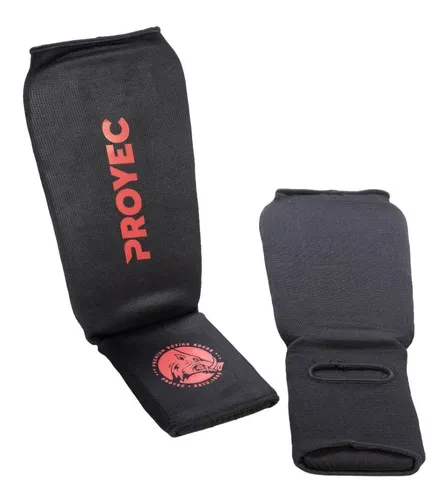Protector Tibial Proyec Con Empeine Elastizado Tibia Medias