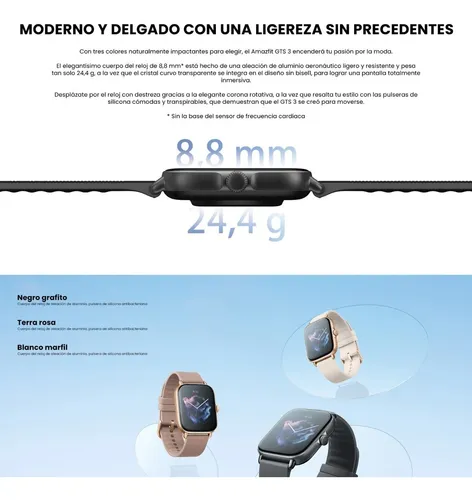 Amazfit gts sumergible sale