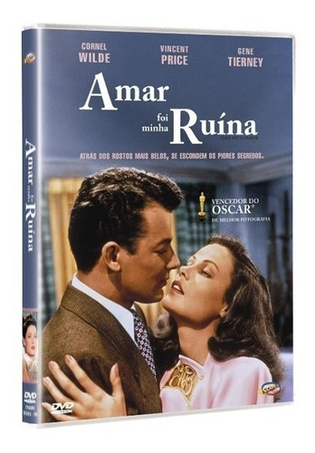 Amar Foi Minha Ruína - Dvd - Gene Tierney - Vincent Price