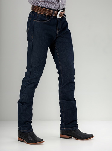 Calça Wrangler Masculina Tradicional Com Elastano Azul 1101