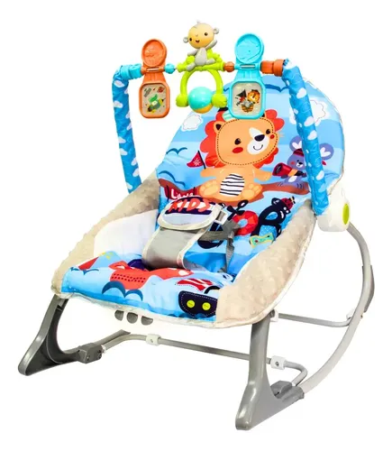 Cadeirinha De Descanso Musical Para Bebe Balanço Reclinável Com M...