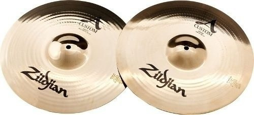 Platillo Zildjian A20510 A Custom Brillant Hi Hat 14 Cuo