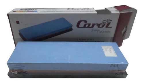 Imagen 1 de 3 de Piedra Doble Para Afilar 120/240 Granos Carol