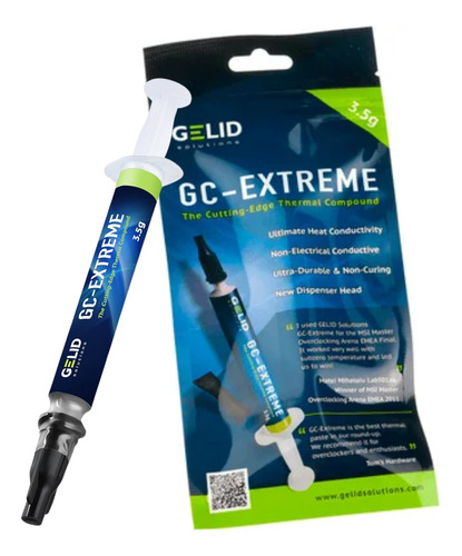 Pasta Termica Gelid Solutions Gc-extreme 3.5 Gr. Original Gc-extreme