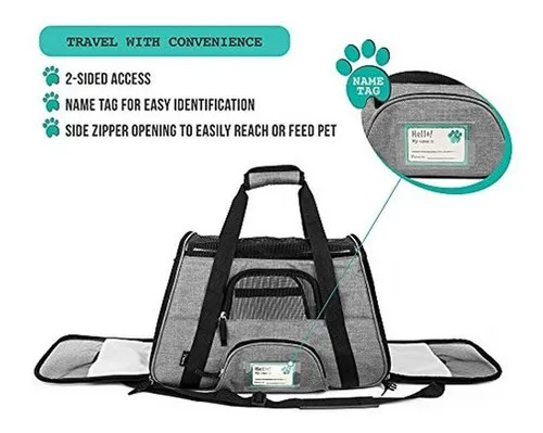 Petami Premium Airline Approated Softsided Pet Travel Carrie
