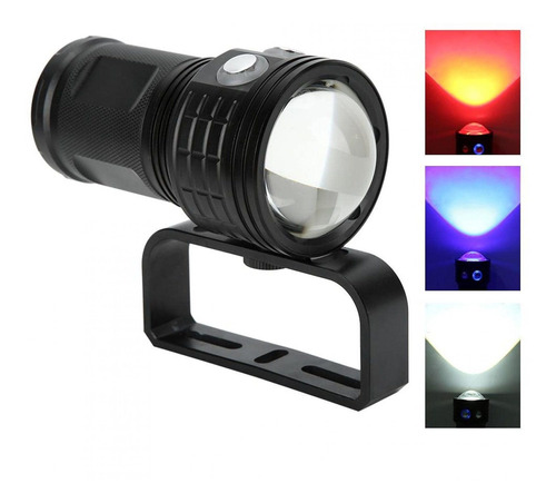 Linterna Led Buceo 10800 Lm Antorcha Impermeable Fuente