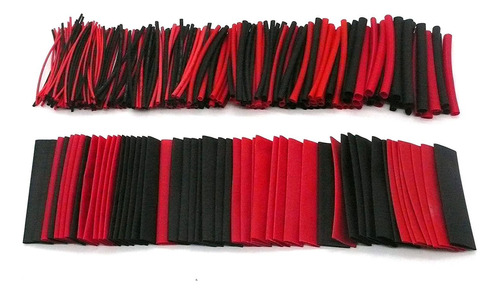 Summitlink 306 Pcs Rojo Negro Surtido Termorretractil Tubo 