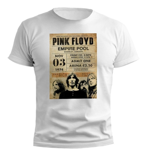 Remera Pink Floyd Afiche Concert Diseño Exclusivo