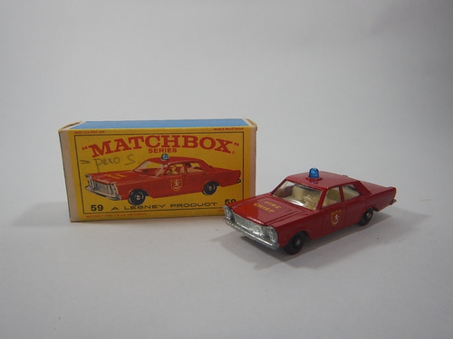 Miniatura Matchbox - Fire Chief Car - Nº59