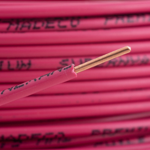 Cable Alambre De Cobre Aislado 1,5 Mm2 25 M Rojo