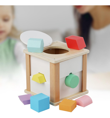 Cubo De Actividades Para Bebés, Juguete Clasificador De