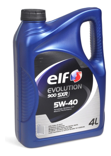 Garrafa Aceite Elf Evolution 900 Ft Sintetico 5w40 4 Litros