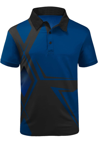 Lldress - Camiseta De Golf Para Hombre, Manga Corta, Diseño 