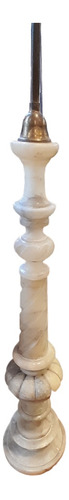 Antiguo Pedestal Columna Lampara Luminaria Alabastro 160 Cm