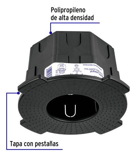 Bote Integral De 10cm Aro Interno De 8cm Volteck