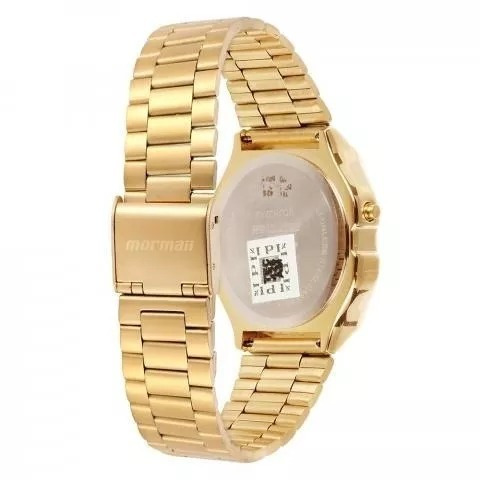 Relógio Mormaii Unisex Vintage Mojh02ab/4d Digital Dourado