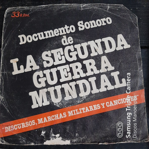 Simple Sobre Documento Sonoro 2º Guerra Mundial Salvat C24