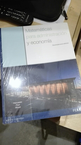 Libros Matemática P Administración Y Economía/ Administracio