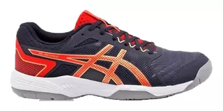 Zapatilla Asics Tenis Hombre Gel Backhand Az-dorado-rojo Cli